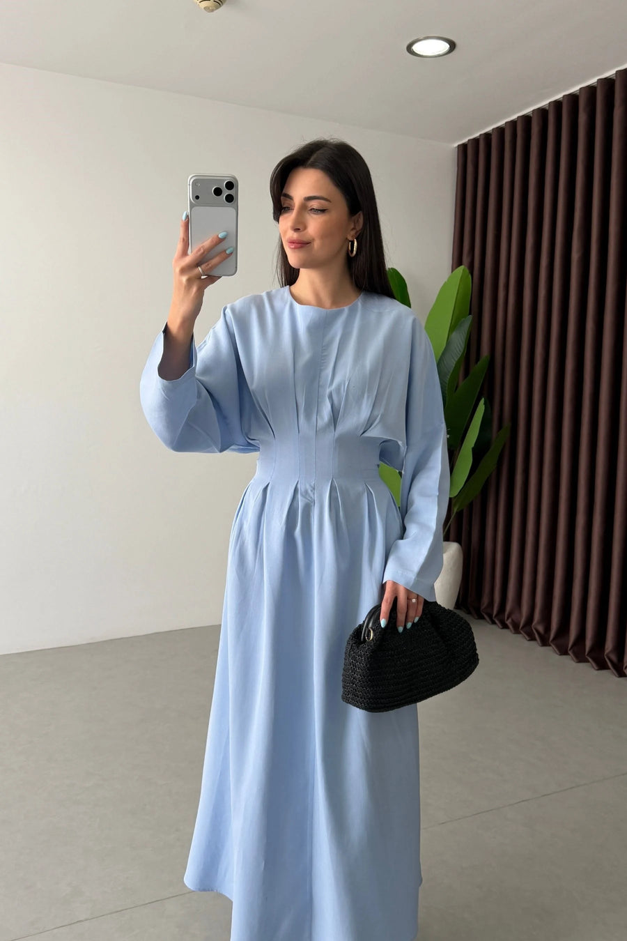Aria Dress in Light Blue