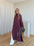 Aurora Dress in Burgundy