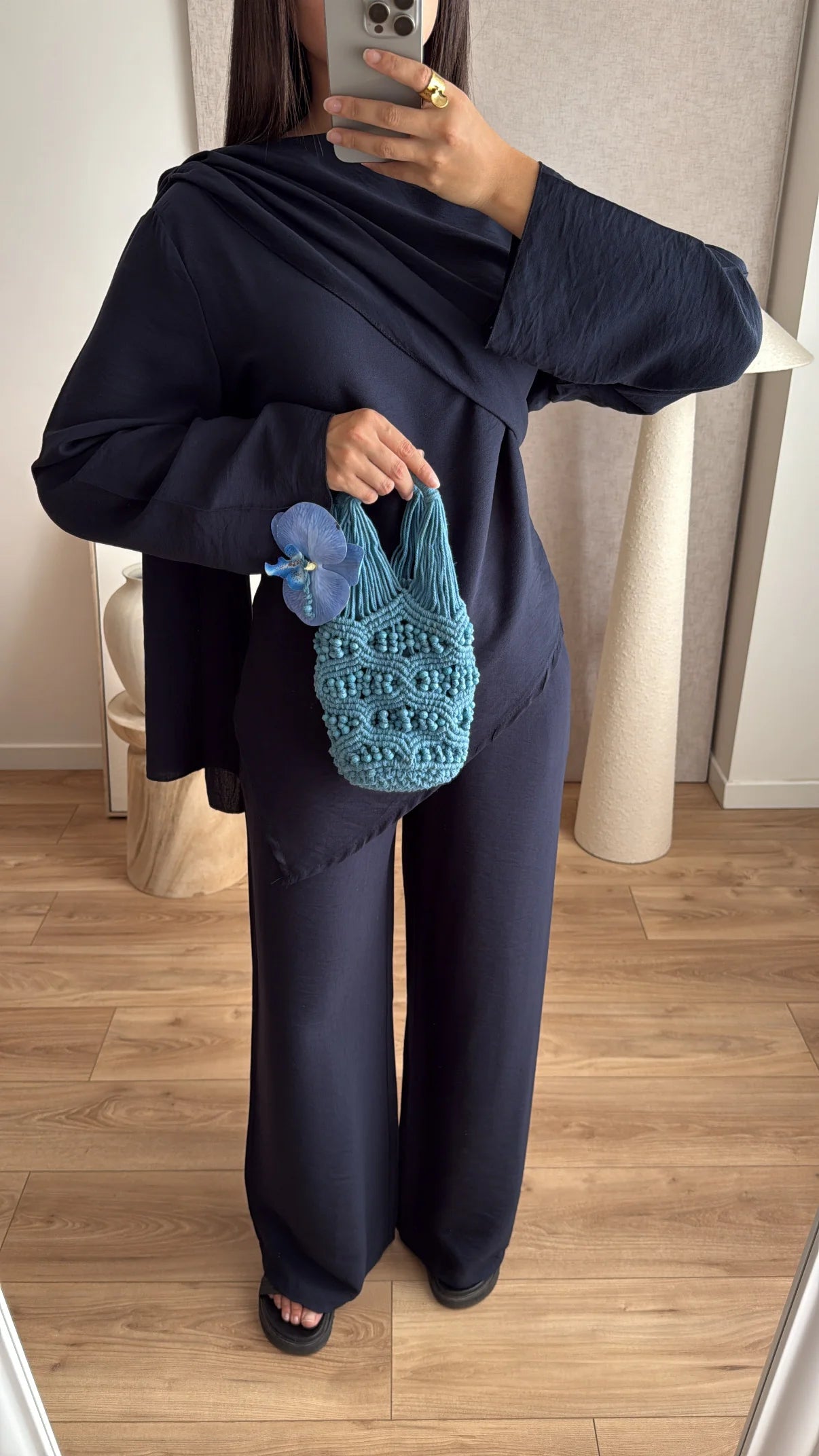Elara Set in Navy