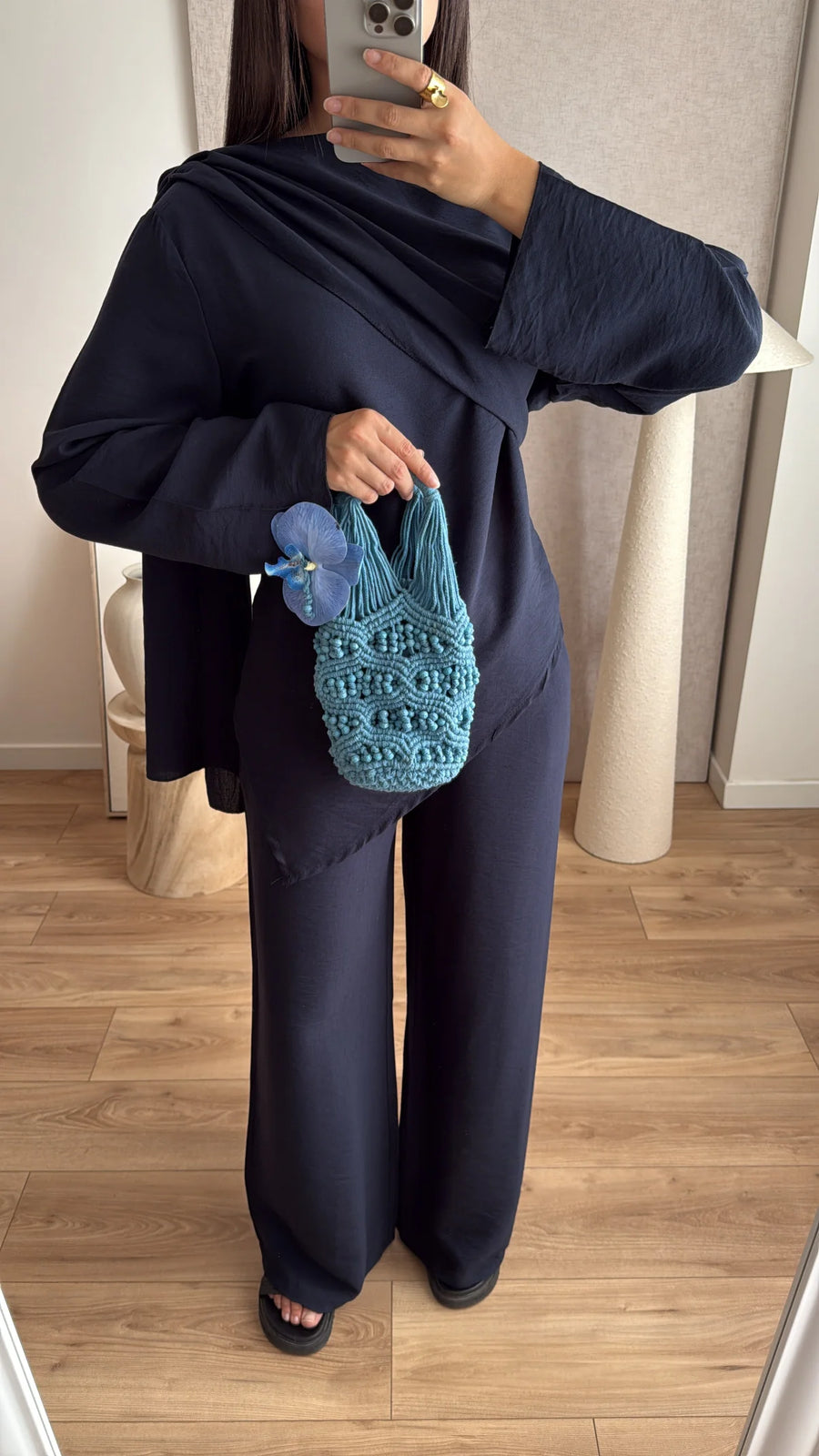 Elara Set in Navy