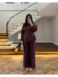 Lyra Set in Burgundy