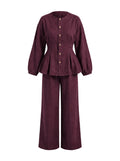 Lyra Set in Burgundy