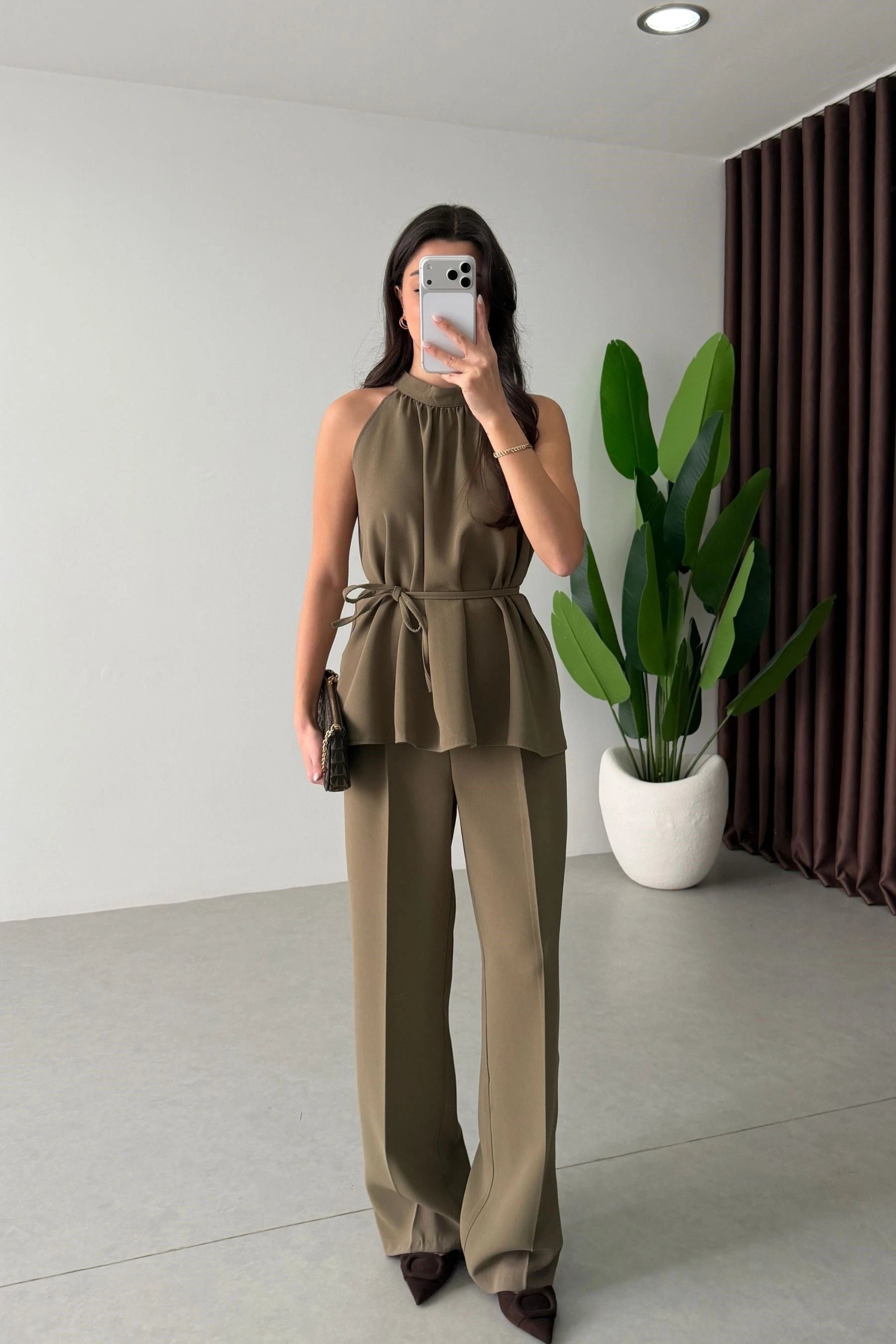 Thea Set in Khaki