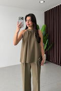 Thea Set in Khaki