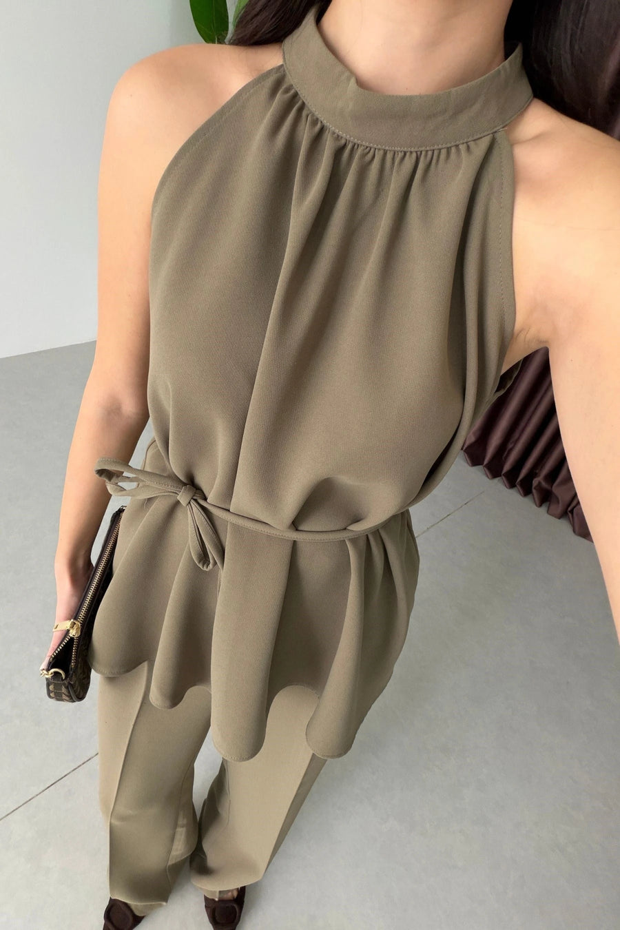 Thea Set in Khaki