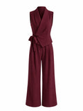 Vesta Set in Burgundy
