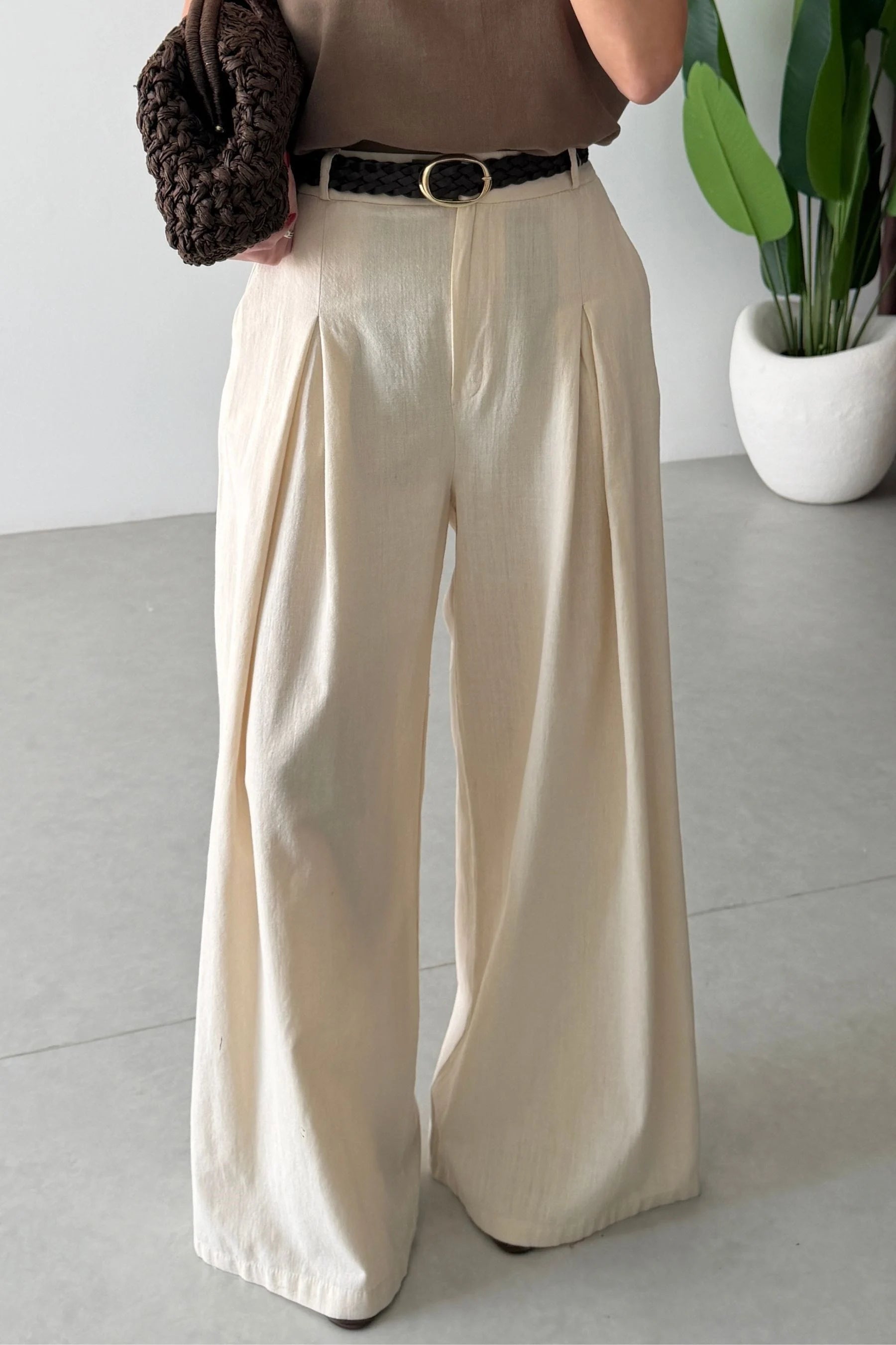 Juno Pants in Cream