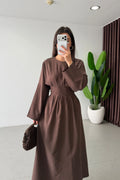 Aria Dress in Chocolate