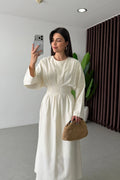 Aria Dress in Cream