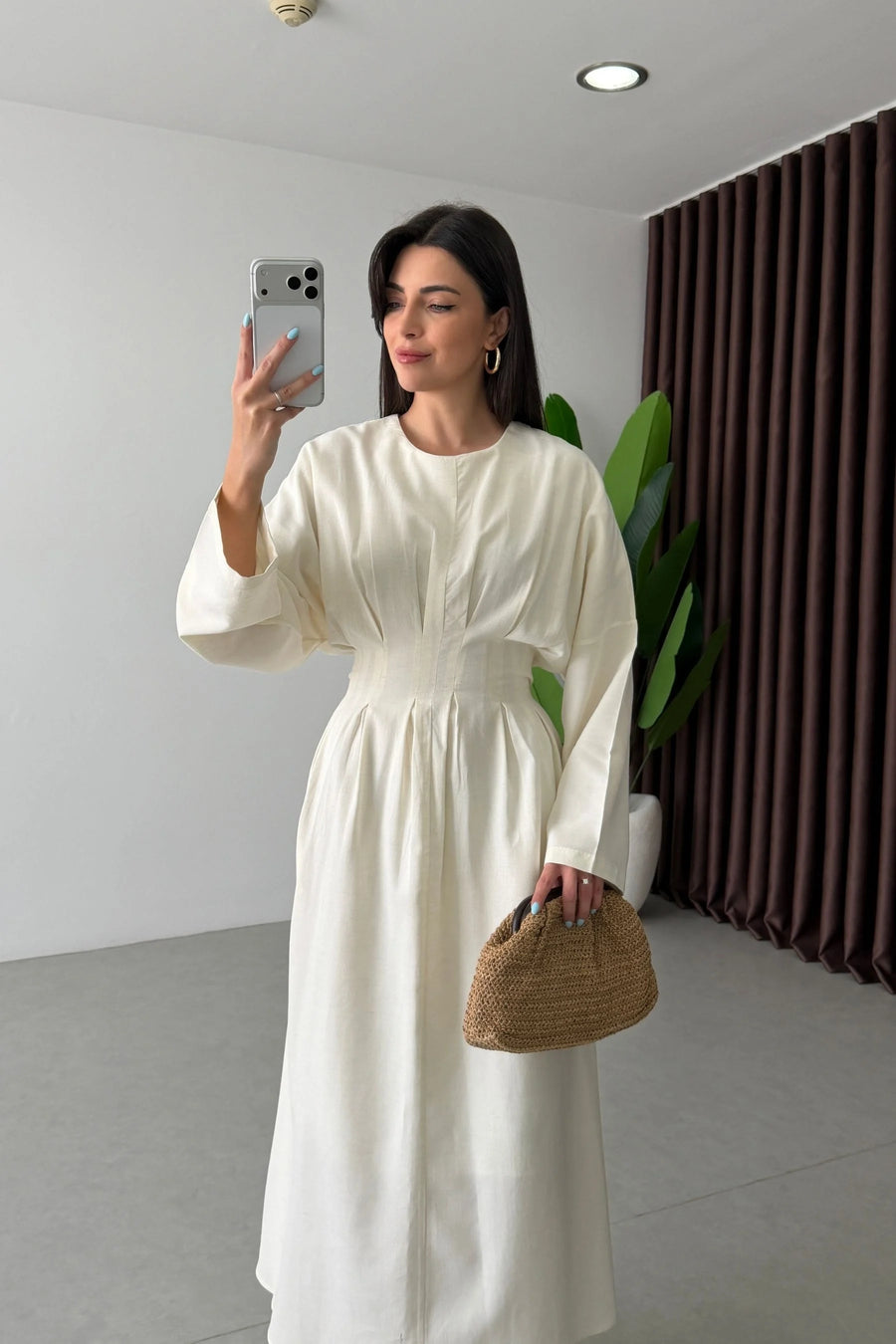 Aria Dress in Cream