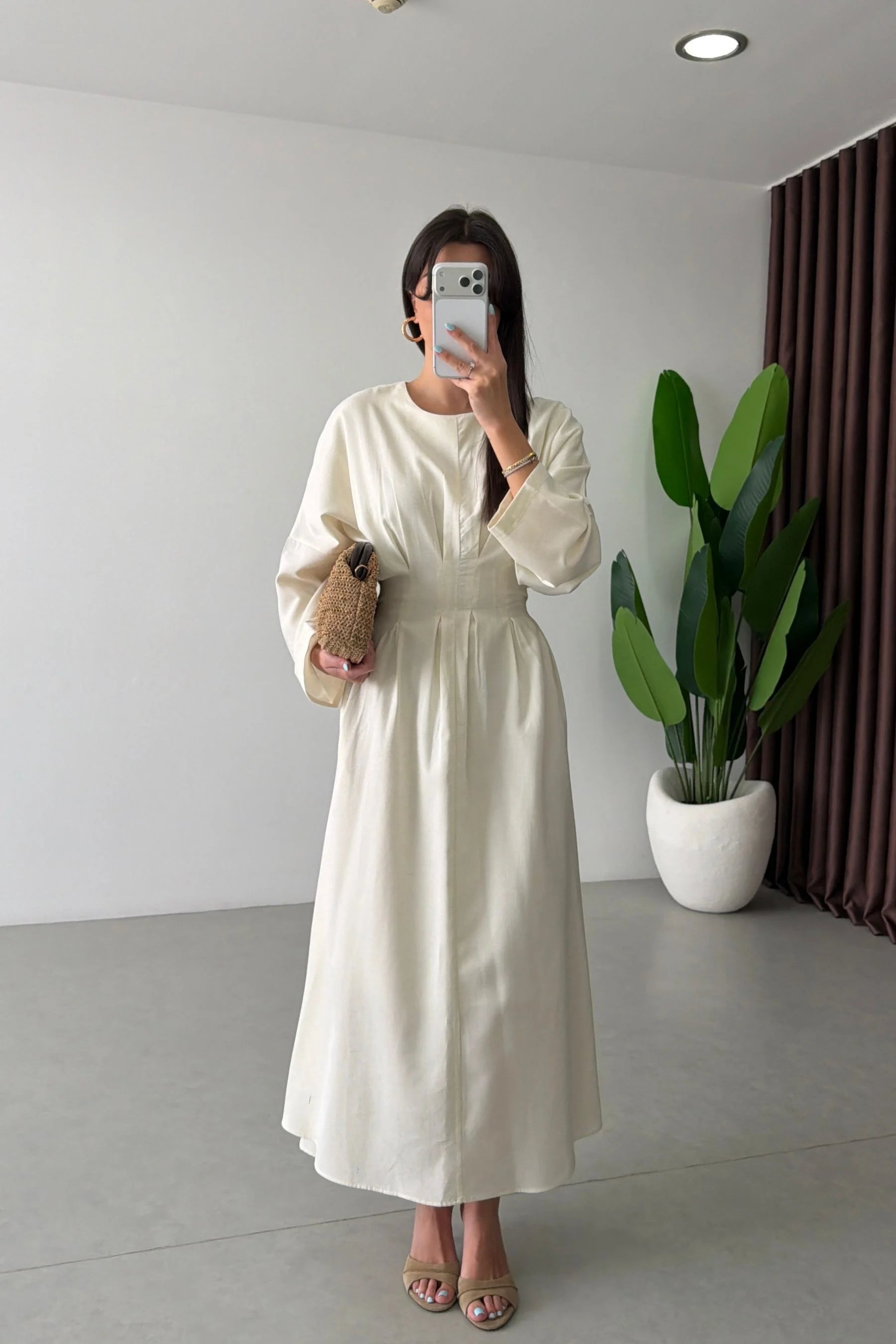 Aria Dress in Cream