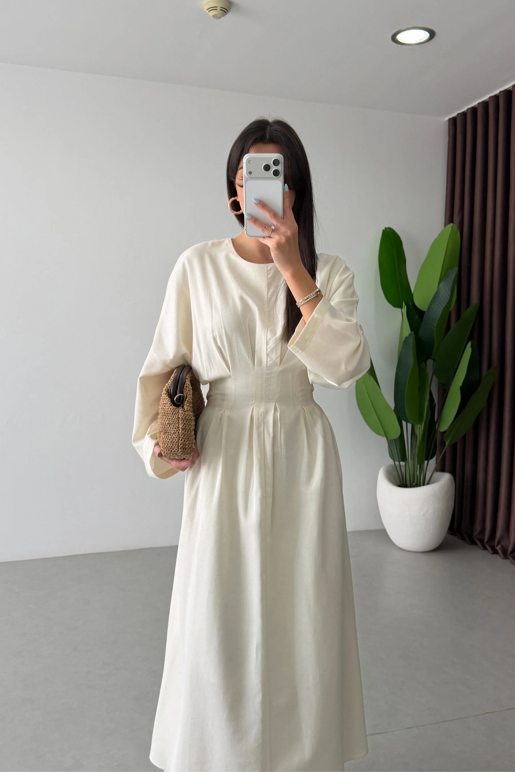 Aria Dress in Cream
