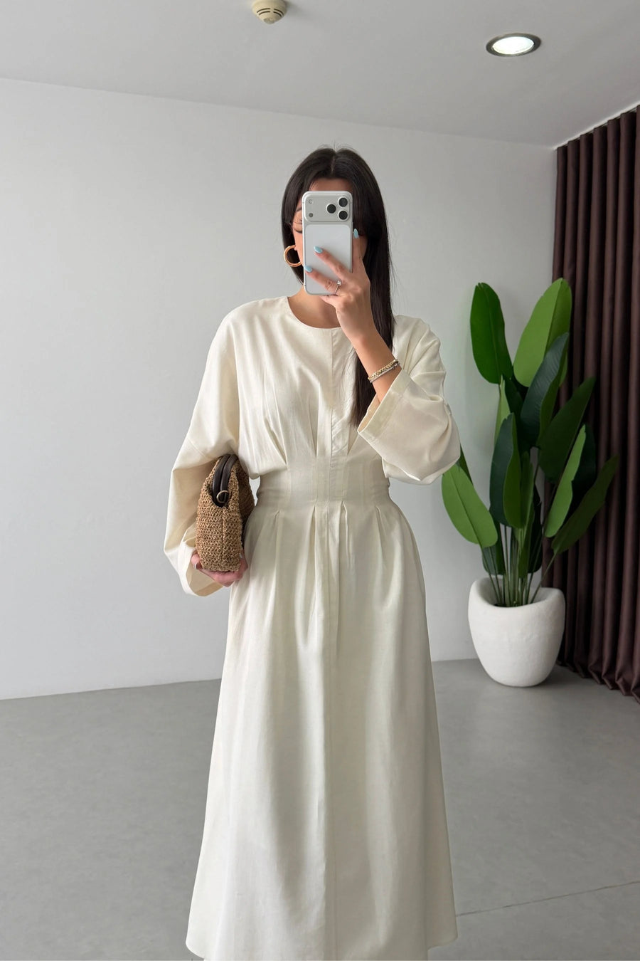 Aria Dress in Cream