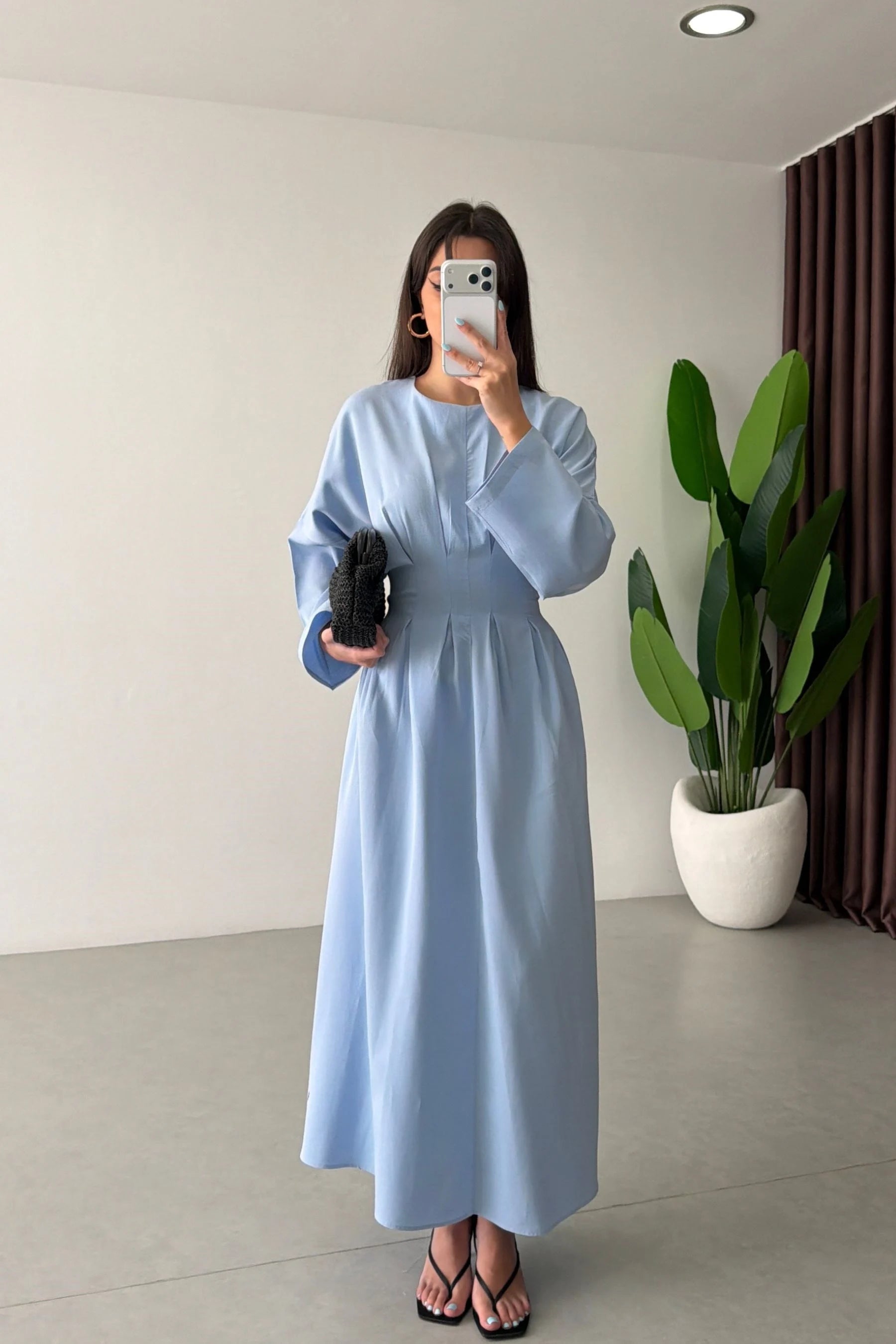 Aria Dress in Light Blue
