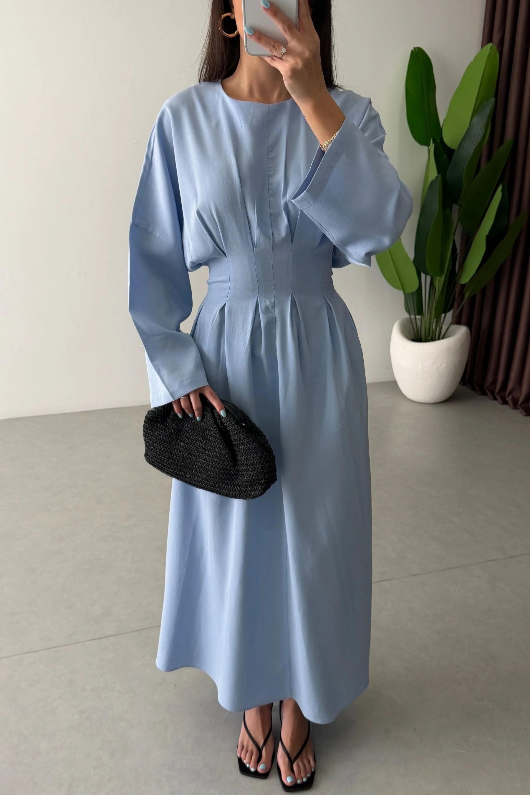 Aria Dress in Light Blue