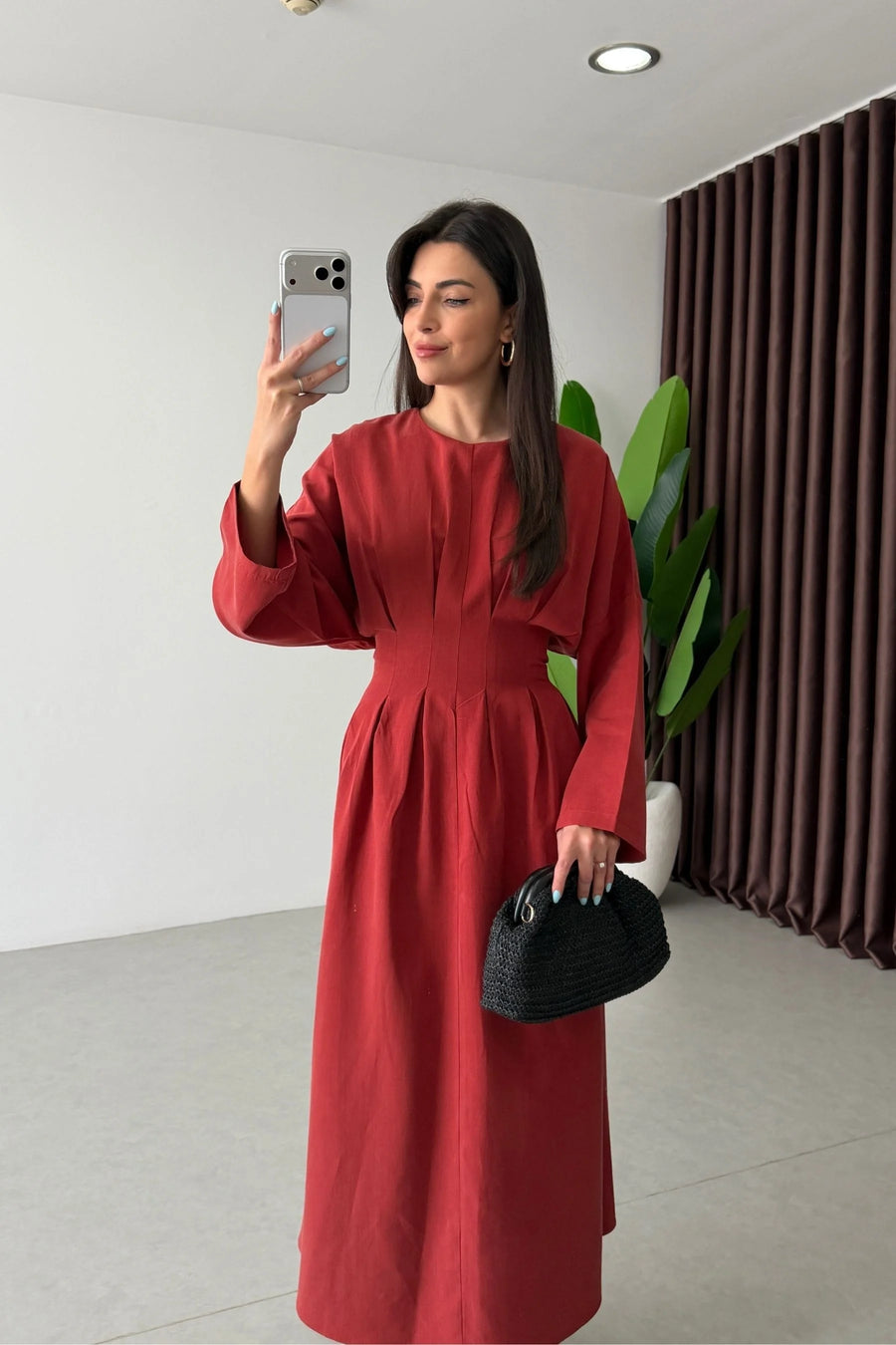 Aria Dress in Red
