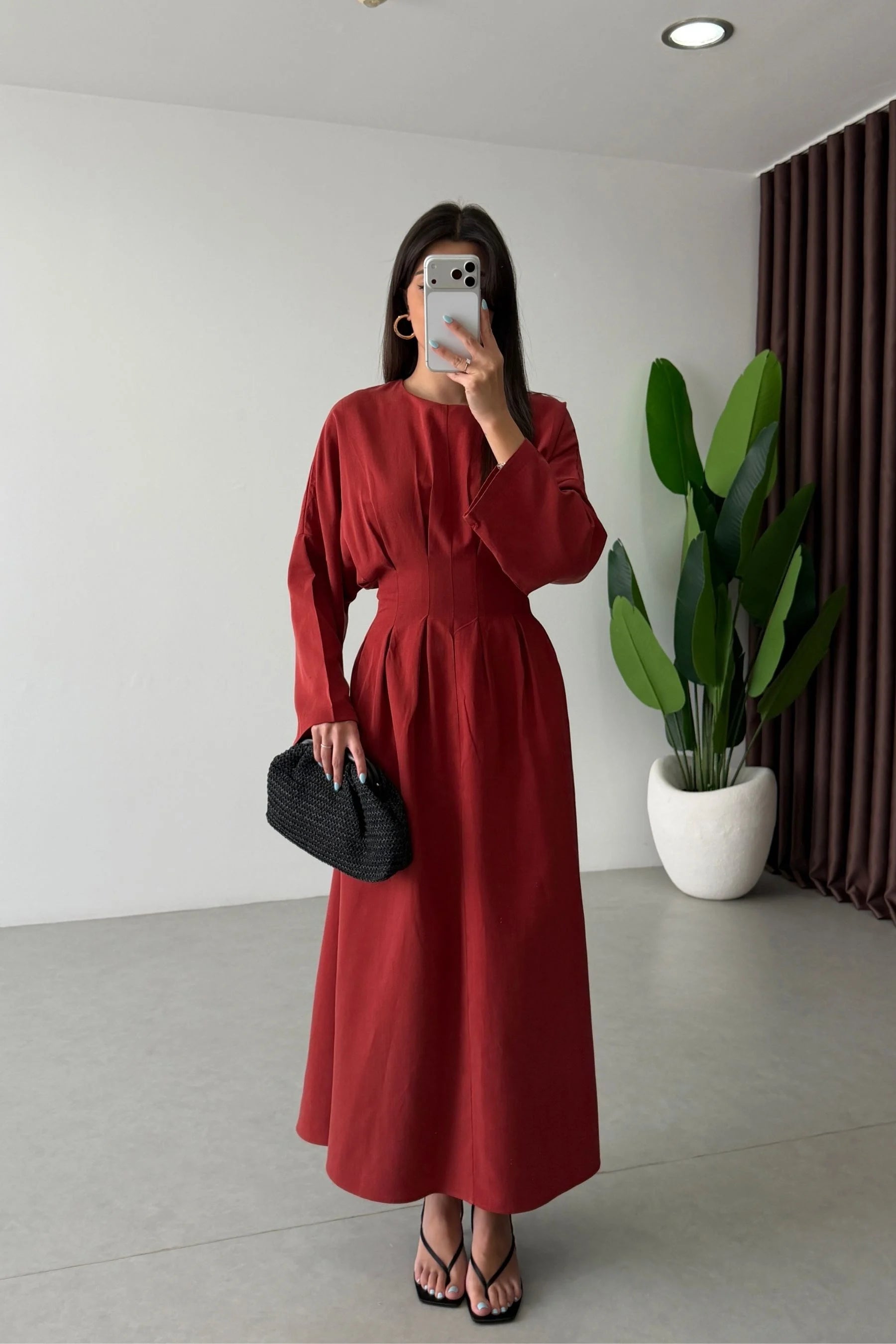 Aria Dress in Red