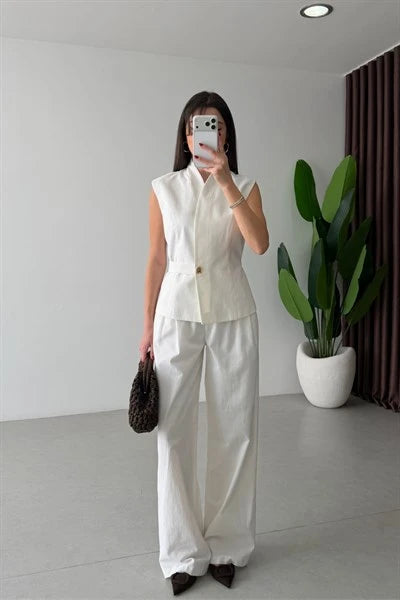 Cleo Set in White