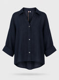Phoebe Blouse in Navy