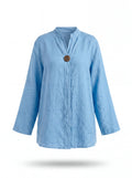 Rhea Blouse in Blue