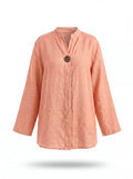 Rhea Blouse in Coral