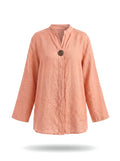 Rhea Blouse in Coral