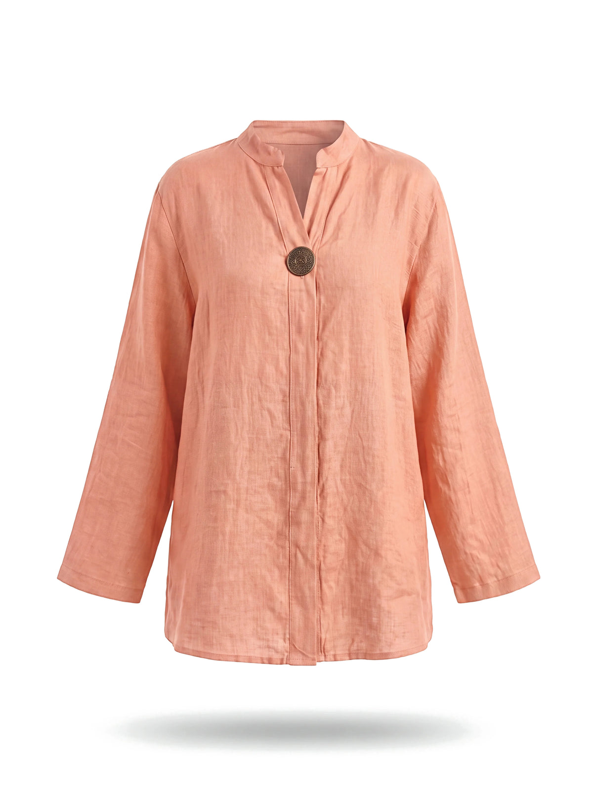 Rhea Blouse in Coral