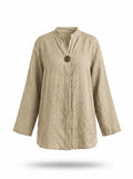 Rhea Blouse in Khaki