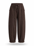 Ceres Pants in Dark Brown