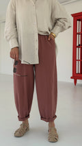 Ceres Pants in Rose - back