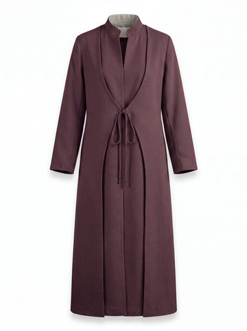 Hestia Coat in Burgundy