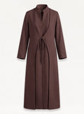 Hestia Coat in Chocolate