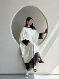 Callisto Dress in Off-White - detail