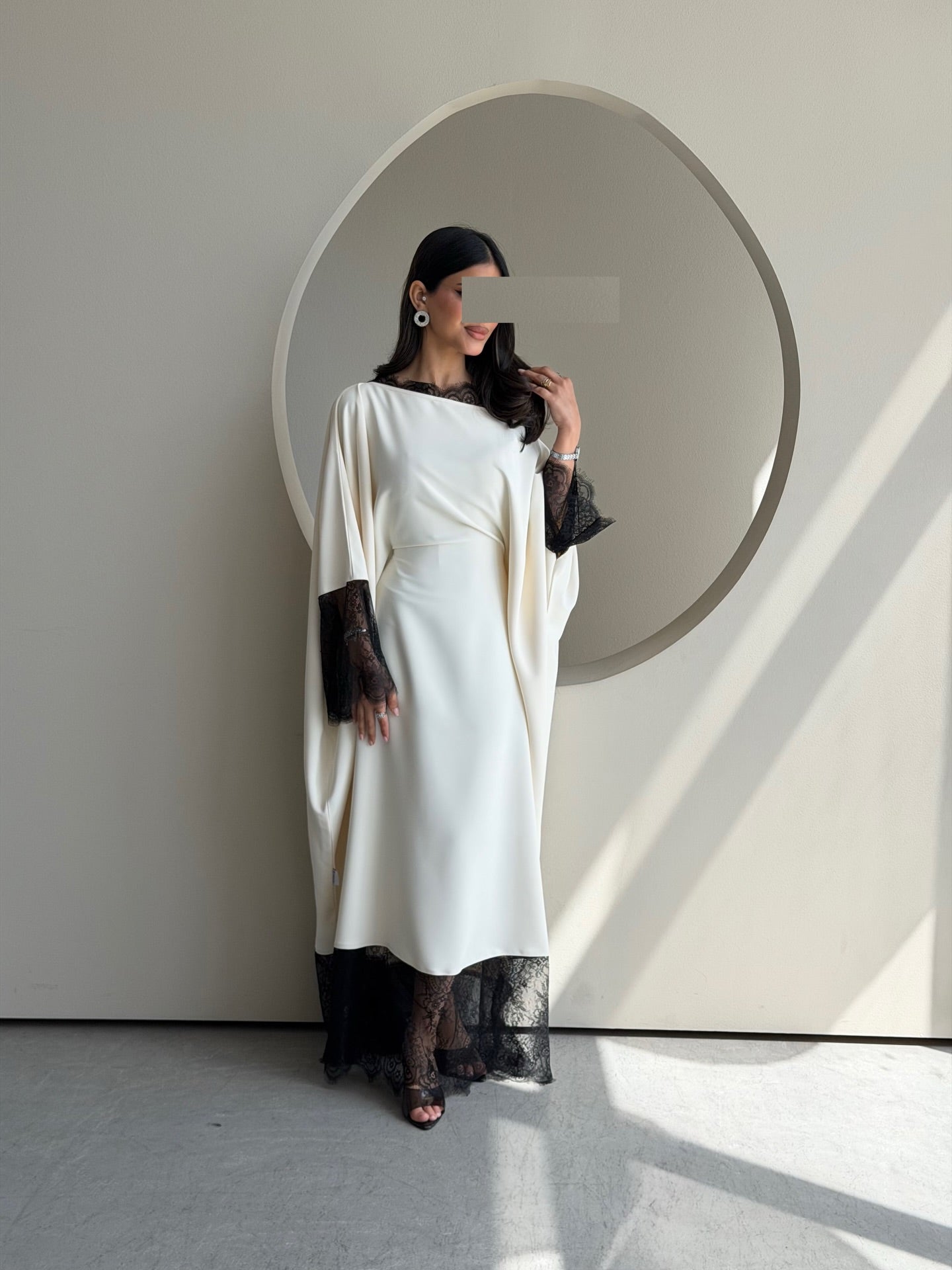 Callisto Dress in Off-White - detail 4