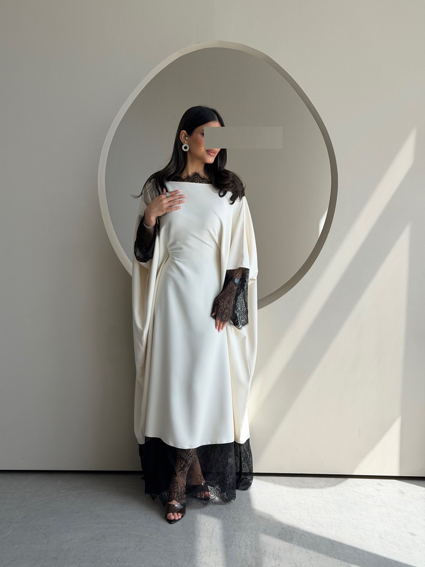 Callisto Dress in Off-White - detail 5