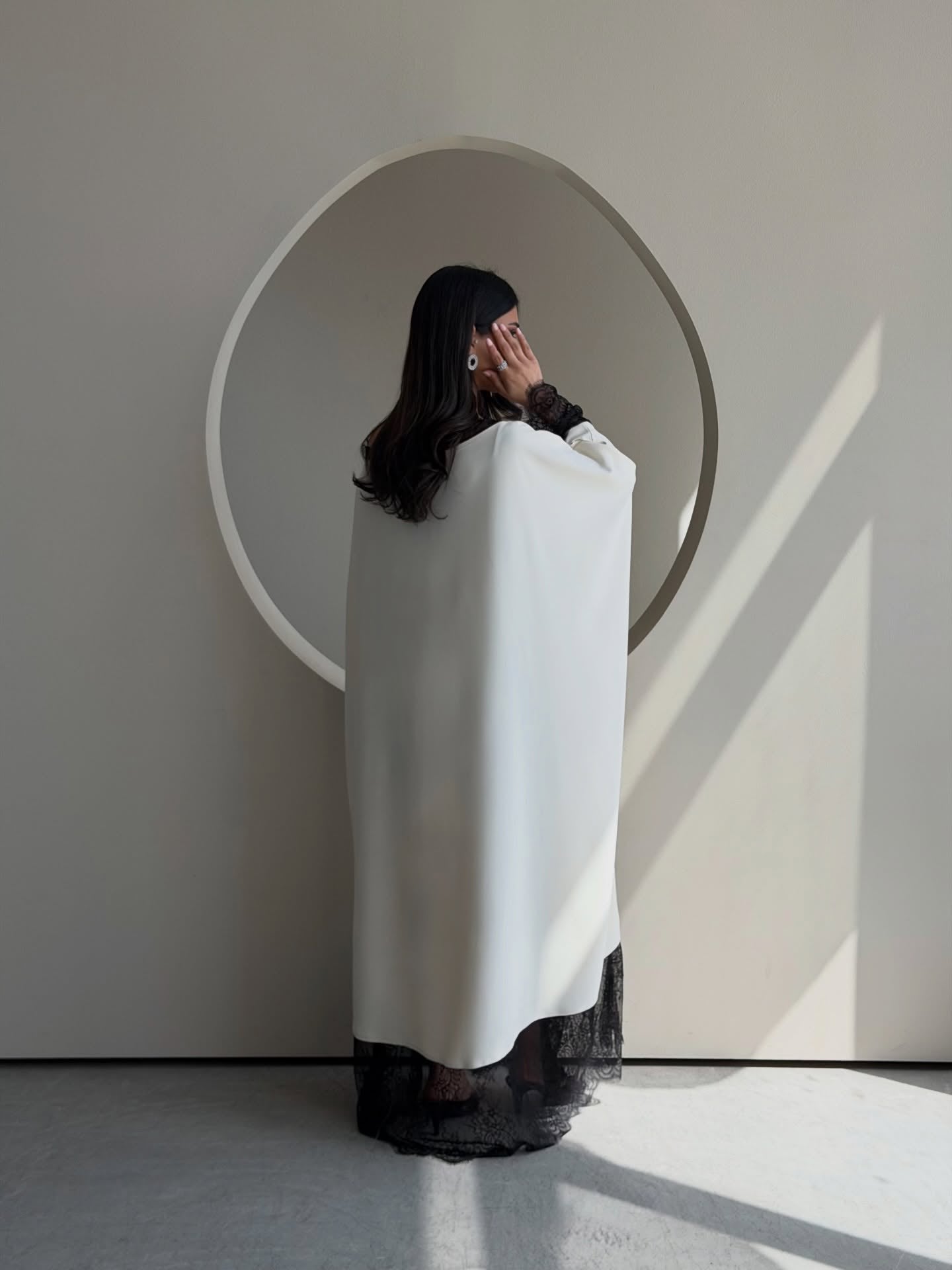 Callisto Dress in Off-White - detail 6