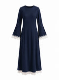 Delia Dress in Navy