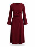 Selene Dress - Burgundy