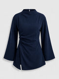 Ionia Blouse in Navy