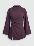 Ionia Blouse in Purple