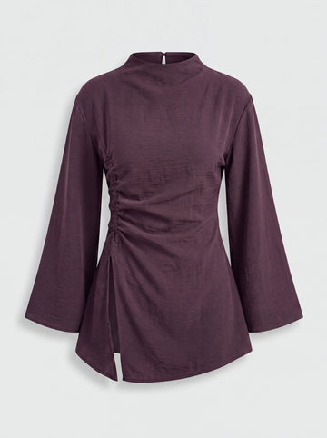 Ionia Blouse in Purple