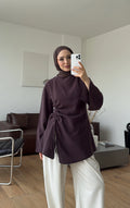 Ionia Blouse in Purple - detail 7
