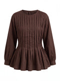 Iris Blouse in Brown