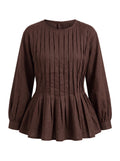 Iris Blouse in Brown