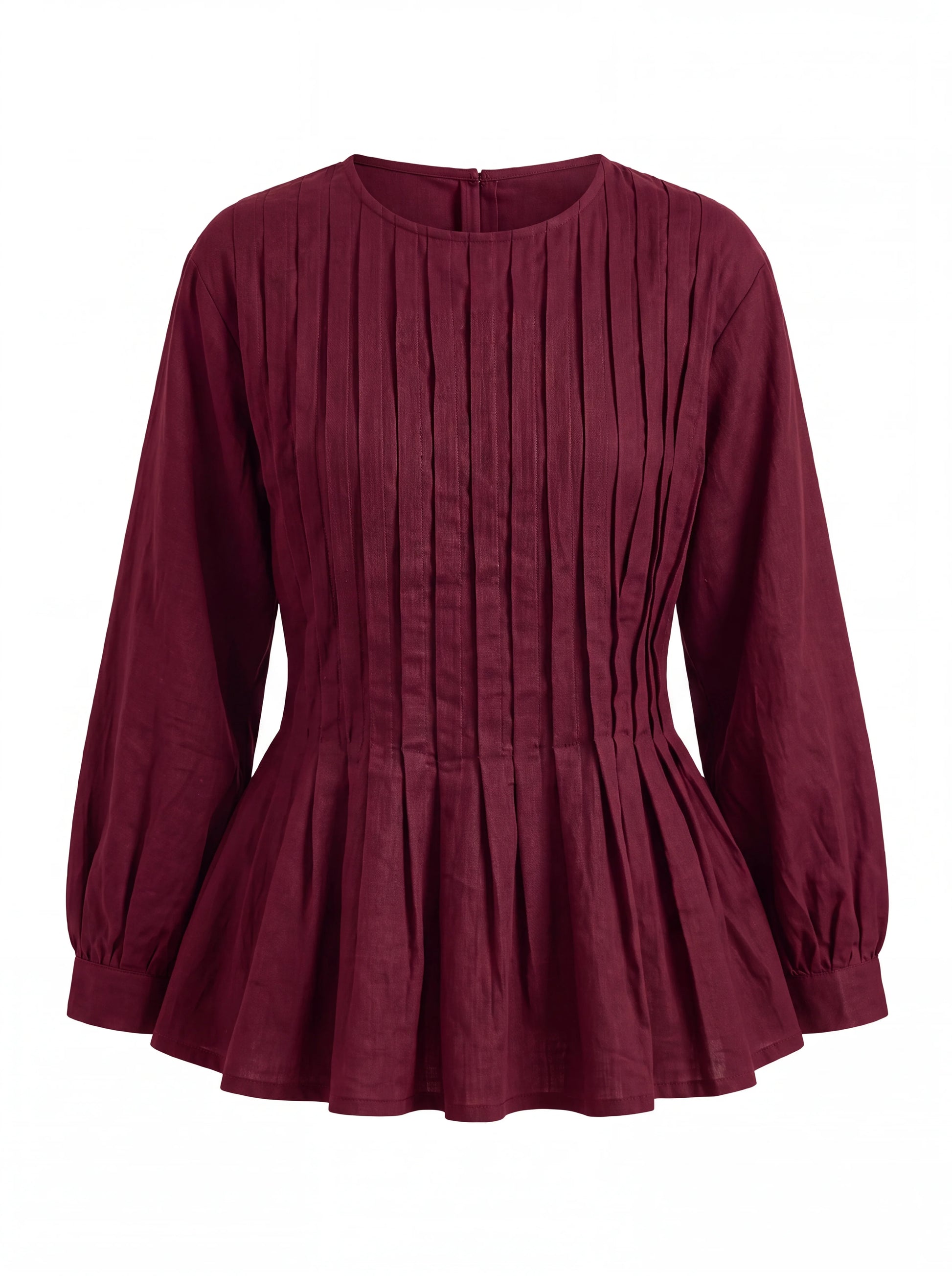 Iris Blouse in Burgundy