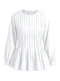 Iris Blouse in White