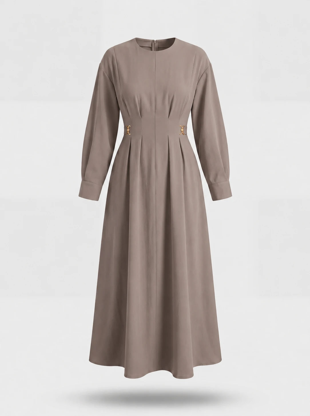 Cassia Dress in Beige