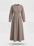 Cassia Dress in Beige
