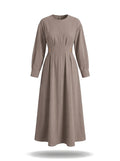 Cassia Dress in Beige
