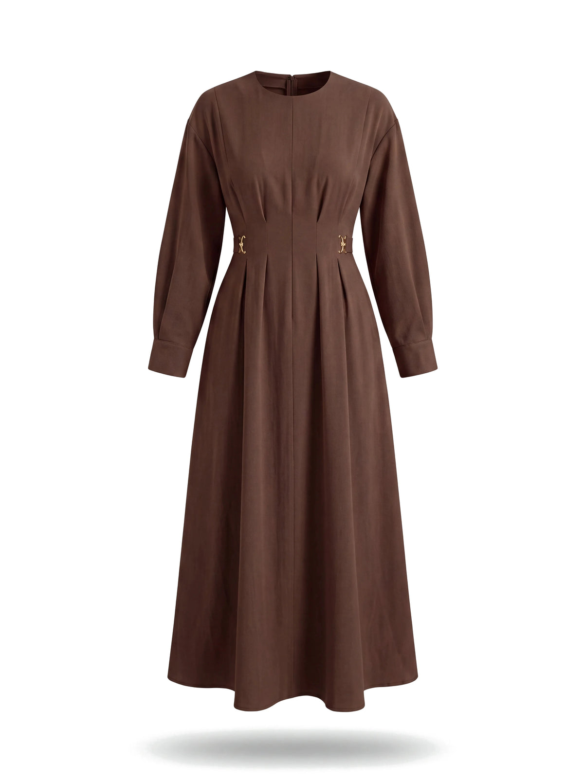 Cassia Dress in Brown
